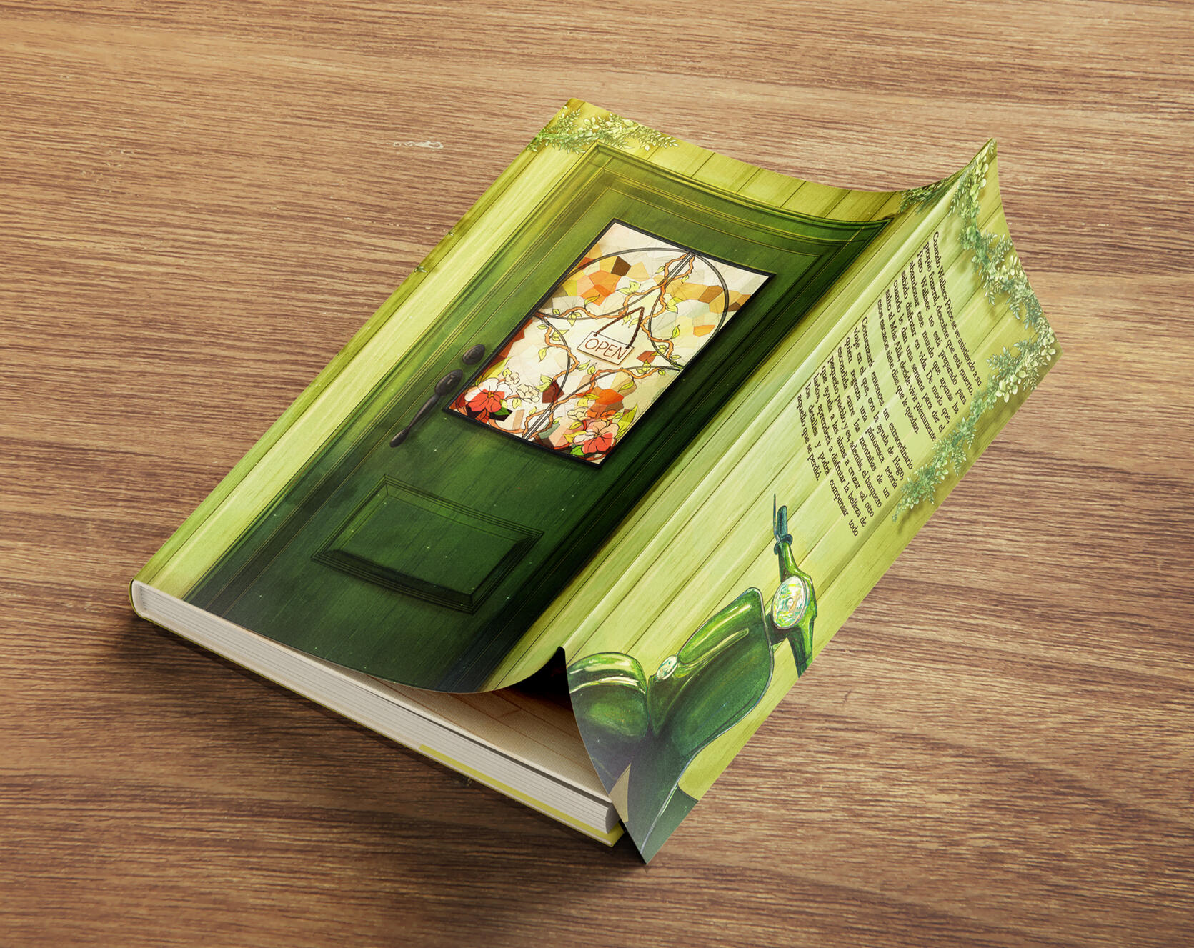 Mockup sobrecubierta